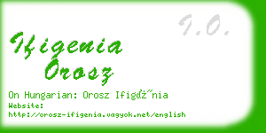 ifigenia orosz business card